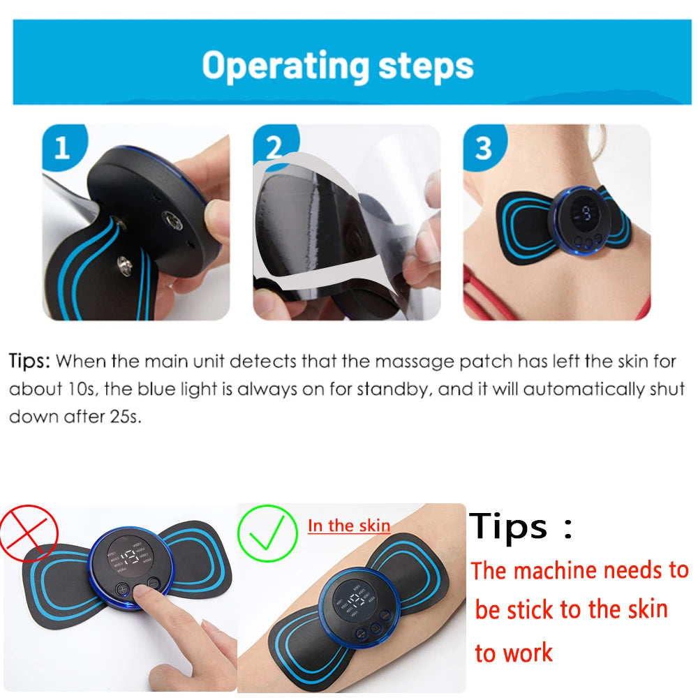 EMS Neck Massager Electric Muscle Stimulator